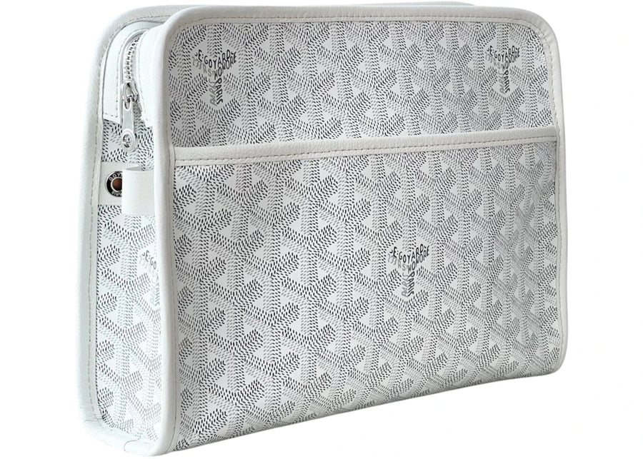 Goyard Jouvence Toiletry Bag MM White