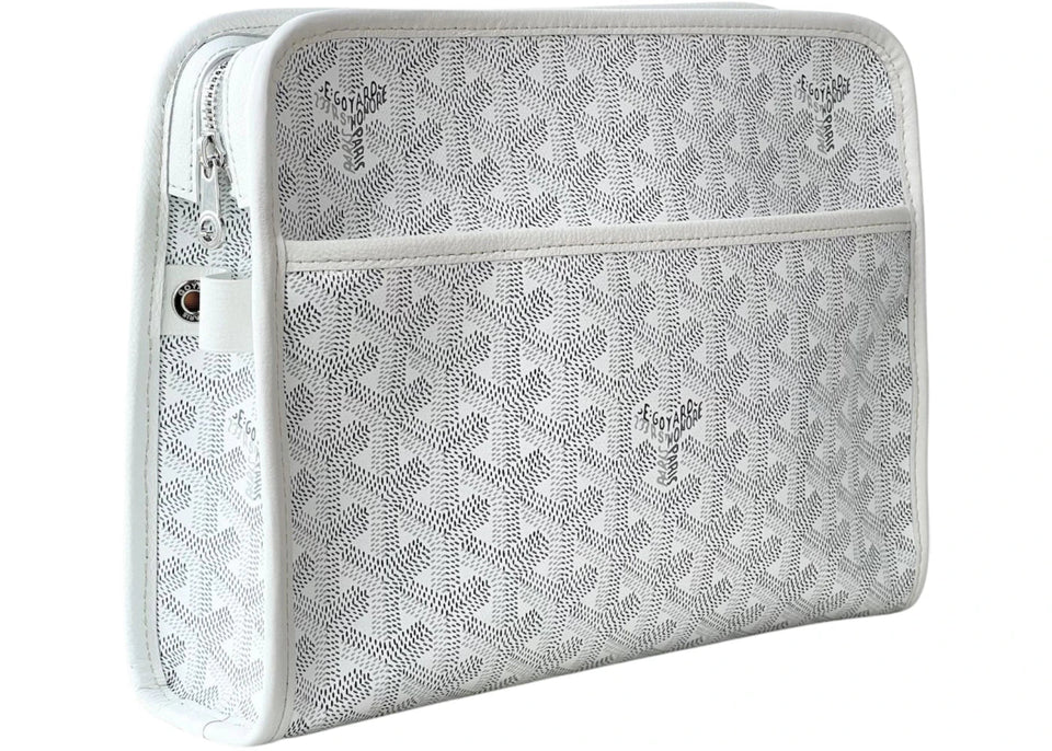 Goyard Jouvence Toiletry Bag MM White