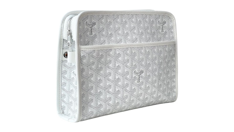 Goyard Jouvence Toiletry Bag PM White