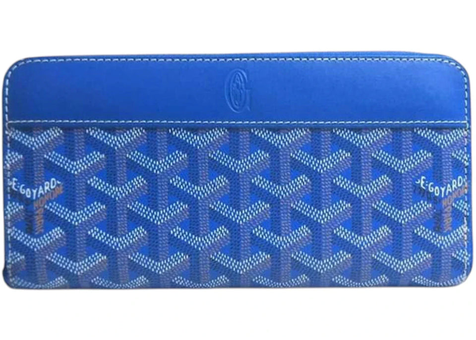 Goyard Matignon Wallet GM Sky Blue
