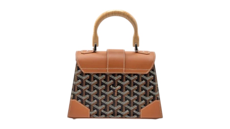 Goyard Saigon Structure Mini Bag Black/Tan