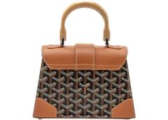 Goyard Saigon Structure Mini Bag Black/Tan