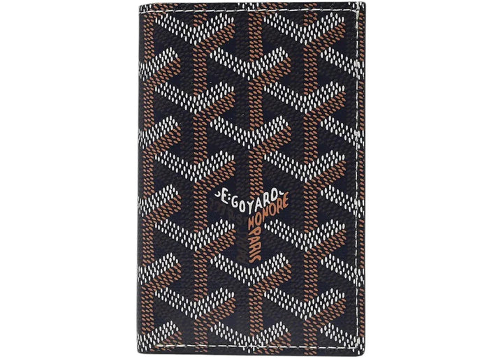 Goyard Saint Pierre Card Holder Navy Blue