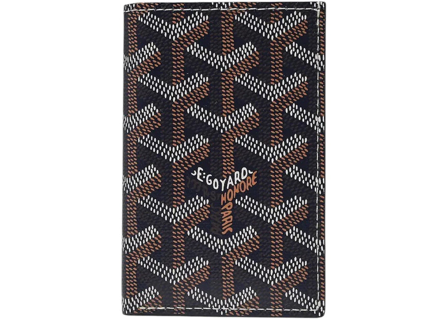 Goyard Saint Pierre Card Holder Navy Blue