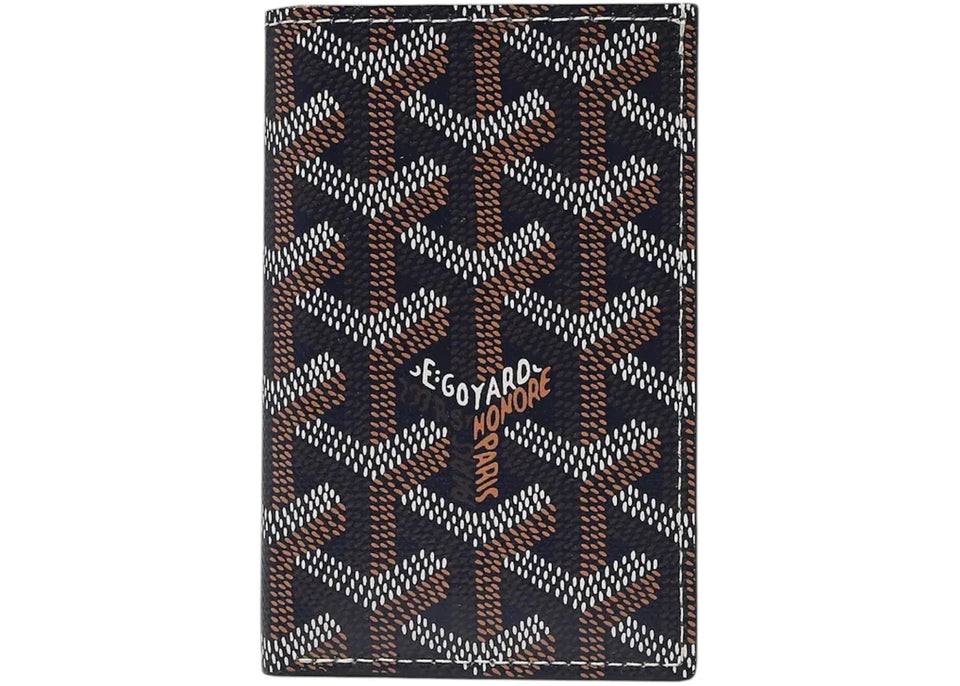 Goyard Saint Pierre Card Holder Navy Blue