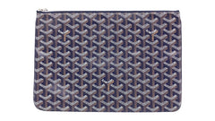 Goyard Senat Pouch MM Navy Blue