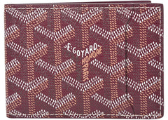 Goyard Victoire Slot Wallet Companion Goyardine Burgundy