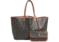 Goyard Saint Louis Tote Goyardine PM Brown
