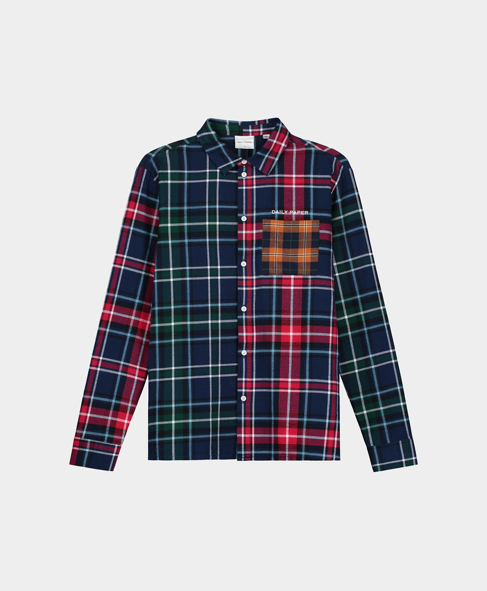 Daily Paper Green Red Hocheck Shirt