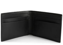 Gucci Bifold Wallet GG Supreme Kingsnake (4 Card Slots) Black