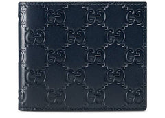 Gucci Bifold Wallet Signature Blue