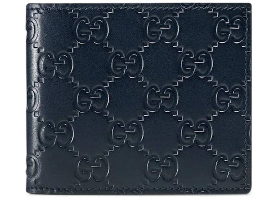 Gucci Bifold Wallet Signature Blue