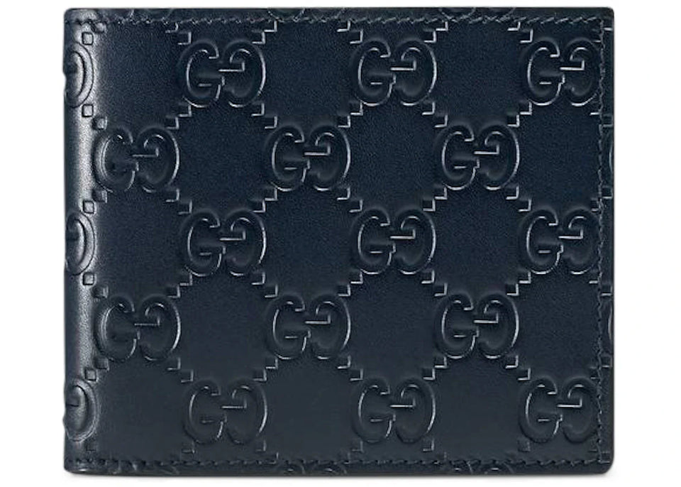 Gucci Bifold Wallet Signature Blue
