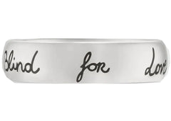 Gucci Blind For Love Ring Silver