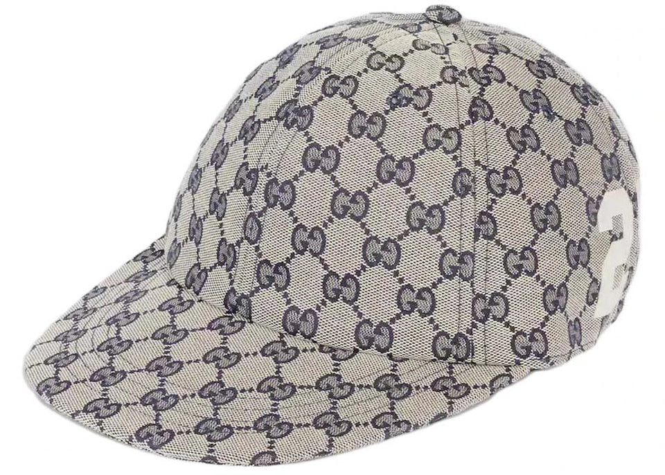 Gucci GG Canvas Baseball Cap Beige/Navy