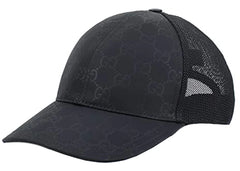 Gucci GG Nylon Baseball Cap Black