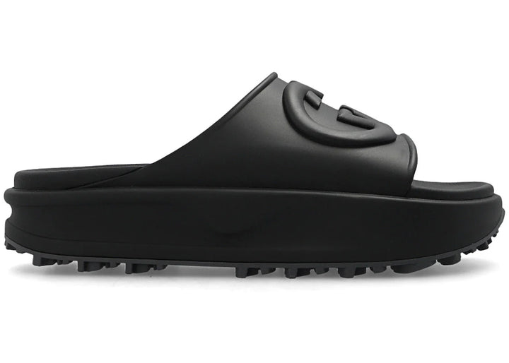 Gucci Interlocking G Slide Black