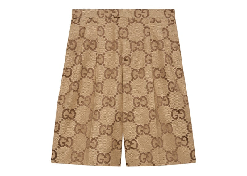 Gucci Jumbo GG Canvas Shorts Beige/Ebony