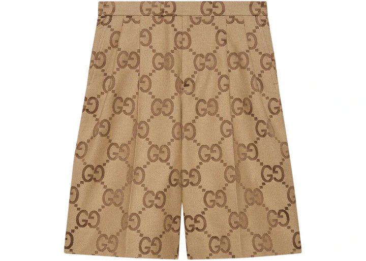Gucci Jumbo GG Canvas Shorts Beige/Ebony