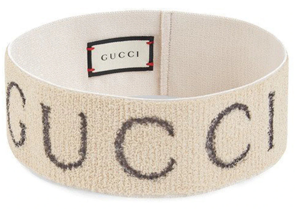 Gucci Logo Headband White