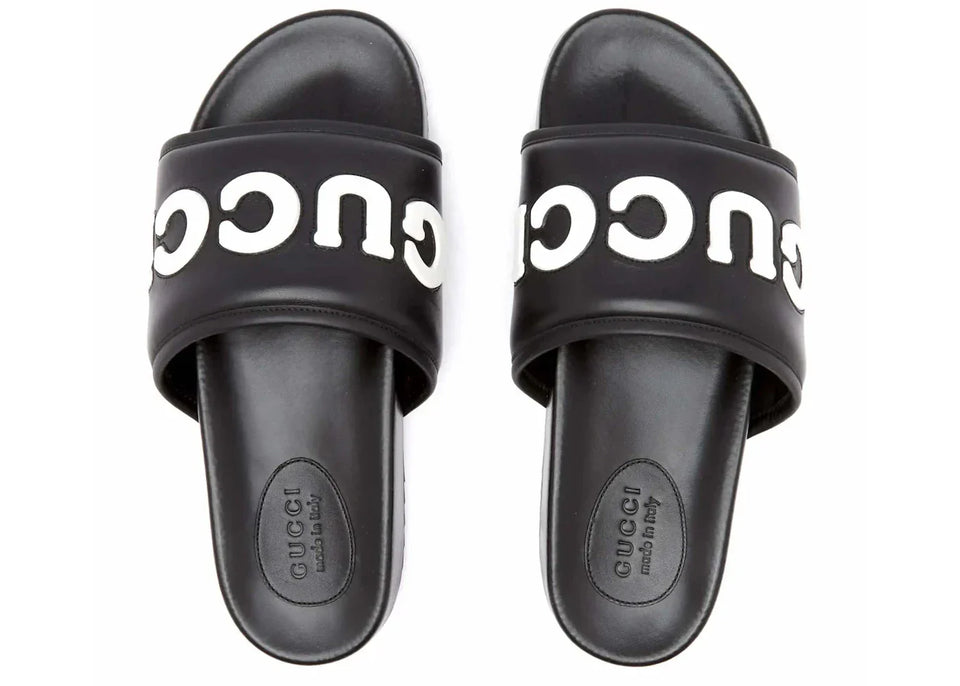 Gucci Logo Slide Black