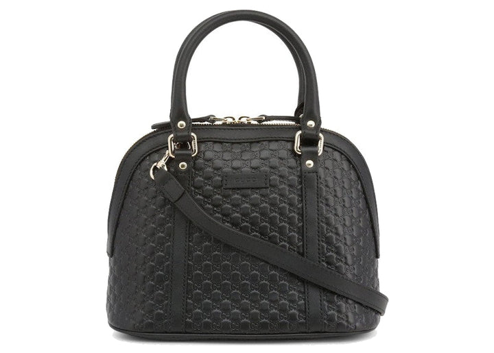 Gucci Microguccissima Dome Bag Small Black
