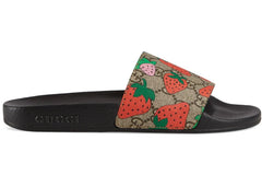 Gucci Slide Strawberry Womens