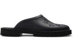 Gucci Slip-on Sandal Cut Out Monogram Black