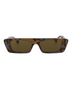 Gucci Square Rectangle Sunglasses Havana/Havana/Brown (GG1331S-30013890-006)