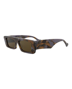 Gucci Square Rectangle Sunglasses Havana/Havana/Brown (GG1331S-30013890-006)