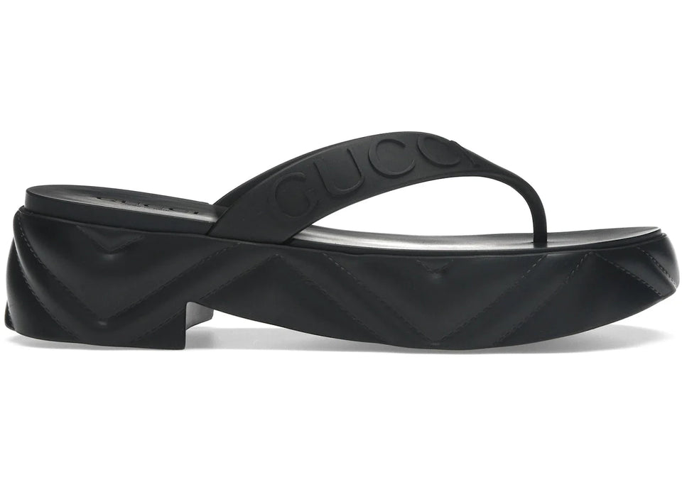 Gucci Thong Platform Sandal Black (Women's)