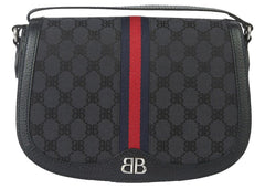 Gucci x Balenciaga The Hacker Project Medium Shoulder Bag Black