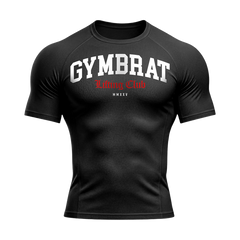 Gymbrat Athleisure Lifting Club Black Compression T-Shirt