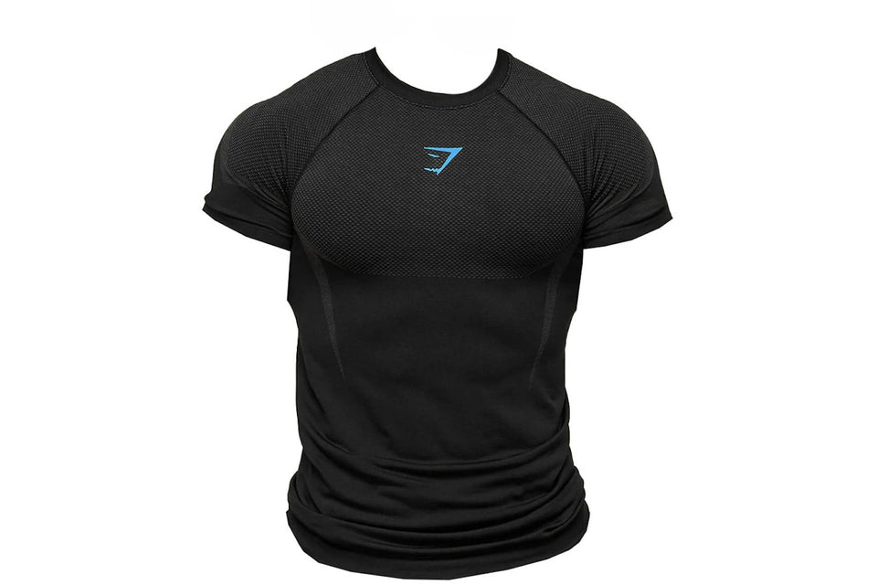 Gymshark Onyx 5.0 Seamless T-shirt Black/Onyx Grey
