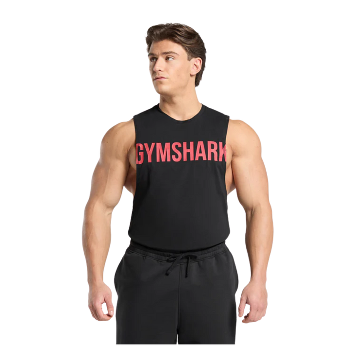 Gymshark Prime Drop Arm Tank Black