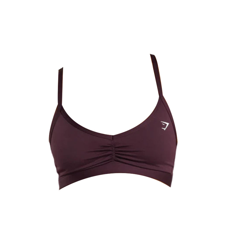 GYMSHARK RUCHED STRAPPY SPORTS BRA Light Support
