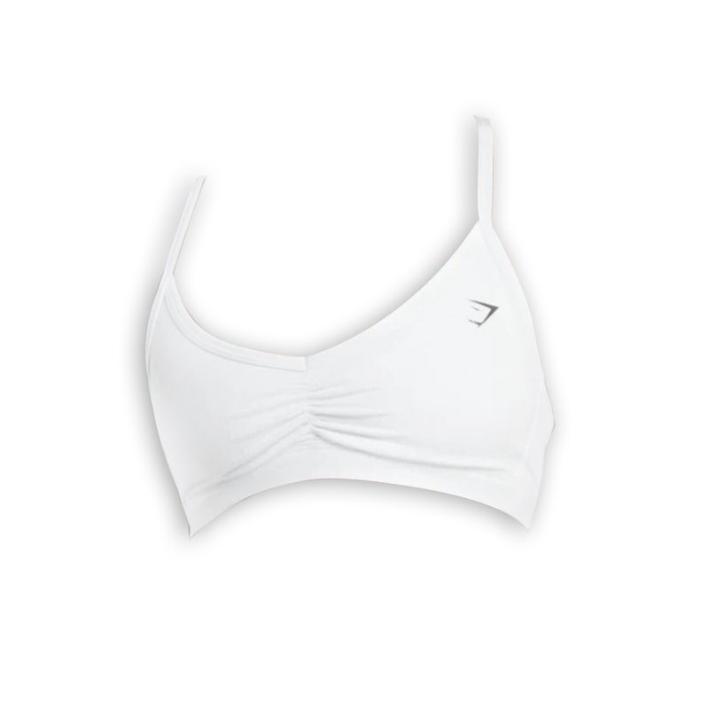 GYMSHARK RUCHED STRAPPY SPORTS BRA Light Support