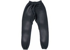 Hellstar No Guts No Glory Closed Elastic Bottom Sweatpants Midnight Dye Black