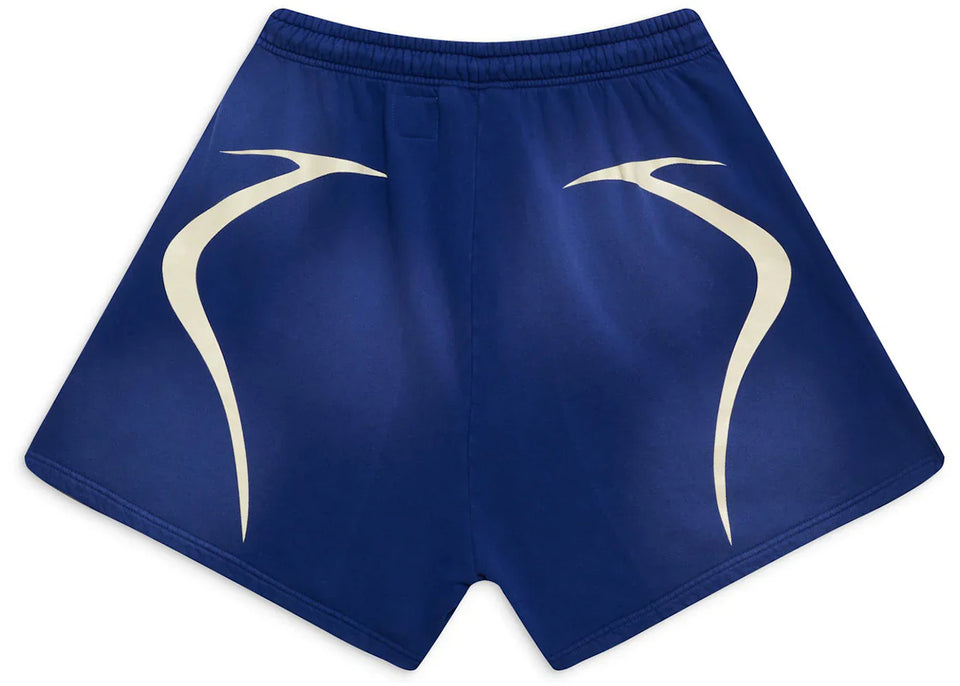 Hellstar Warm Up Shorts Blue