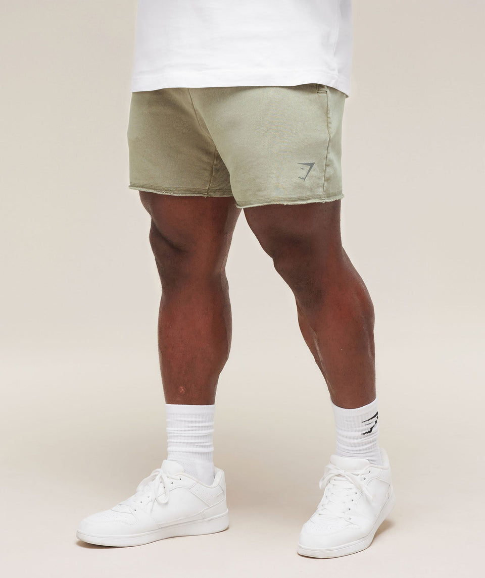 Gymshark Heritage 5" Shorts Stone Grey