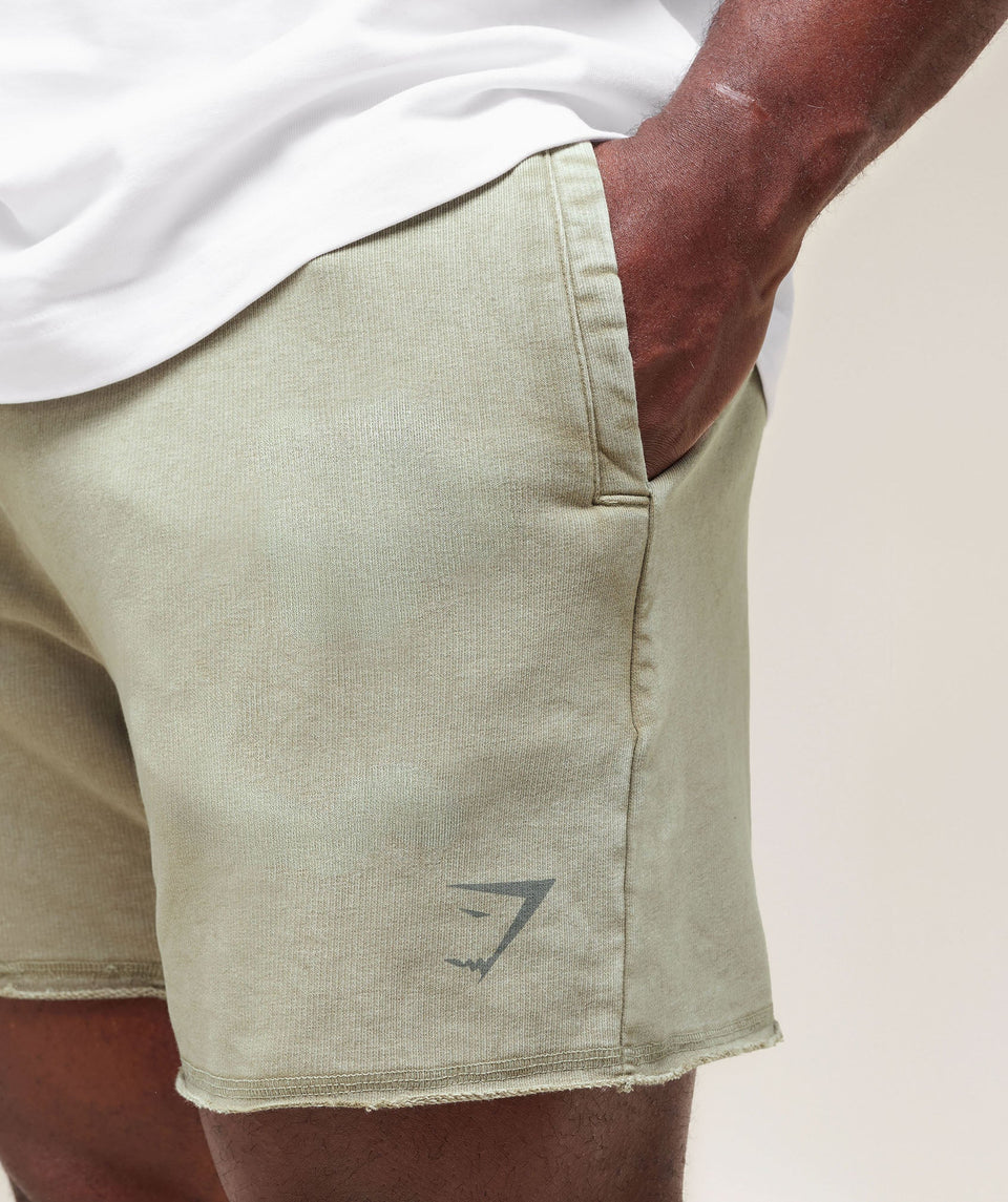 Gymshark Heritage 5" Shorts Stone Grey