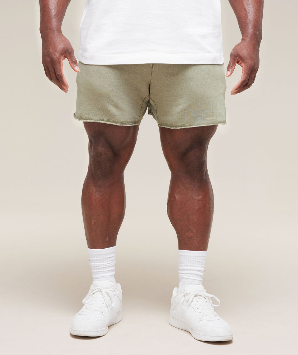 Gymshark Heritage 5" Shorts Stone Grey