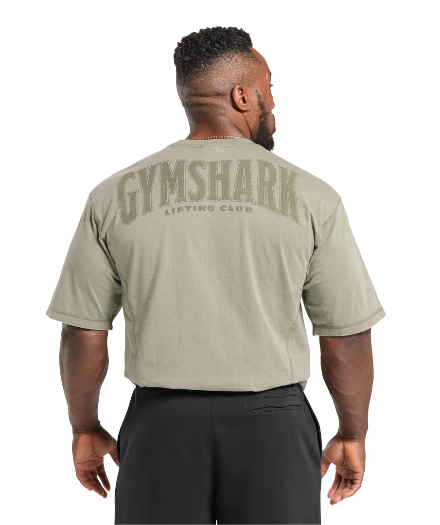 Gymshark Heritage Washed T-Shirt utility Green