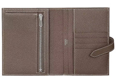 Hermes Bearn Compact Wallet Brown