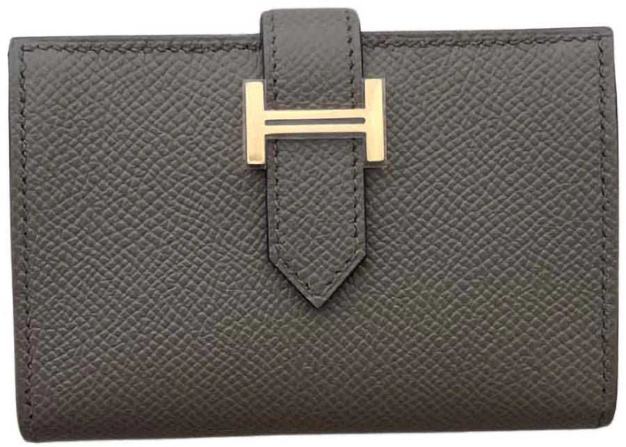 Hermes Card Holder Bearn Etain