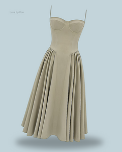 HOUSE OF CB Samaria Gathered Midi Dress
