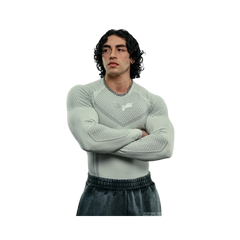YoungLA Batman Compression Longsleeves 'Off White'