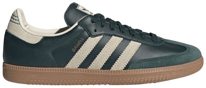 adidas Samba OG Shadow Green Cream White Gold Metallic