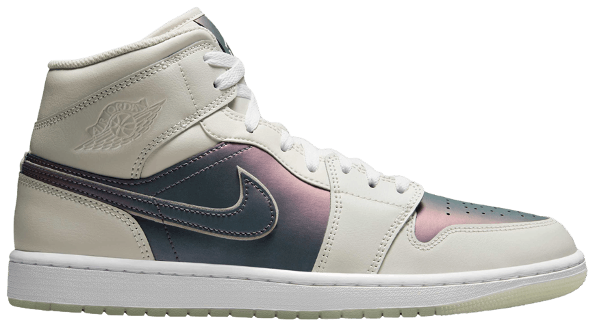 Wmns Air Jordan 1 Mid 'Phantom Iridescent'
