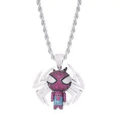 SPIDERMAN ICED OUT PENDANT